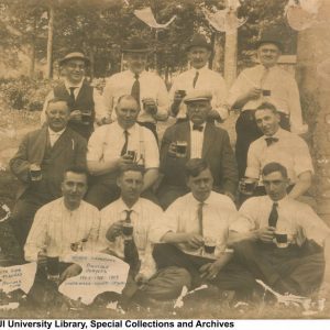South Side Turners sports team in old black and white photograph